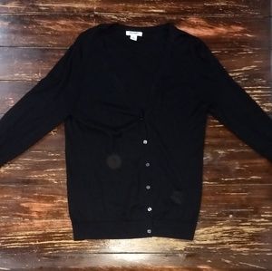 Black cardigan